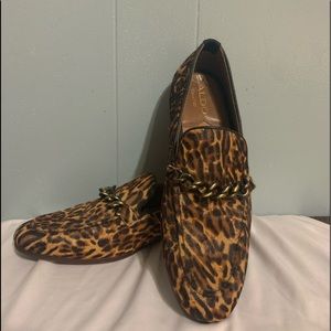 Aldo Cheetah Print Loafers